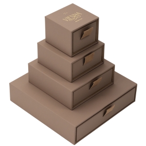 Nideen 15 Scatole Regalo Per Gioielli, Dimensioni Assortite Con Cuscino In Schiuma, Per Anelli, Orecchini E Collane, Viola/Rosa/Azzurro