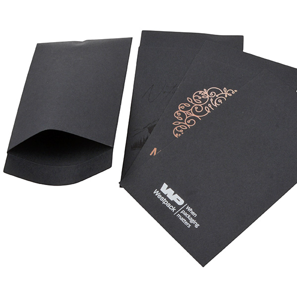 Order 250 Paper jewelry bag, small Black